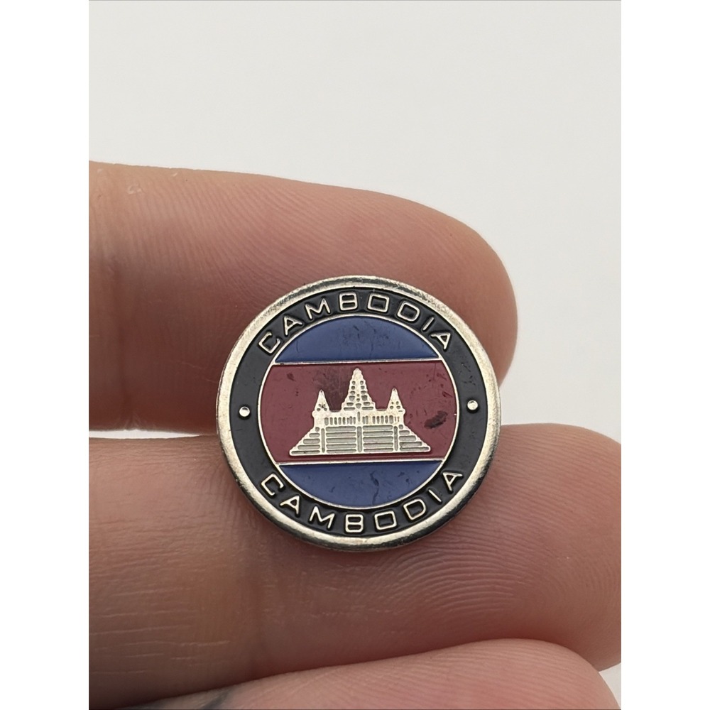 Cambodia Asia Asian Country Temple Lapel Hat Pin